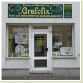 Grafofix Geschäft von außen, Helenenstraße 1, Leipzig